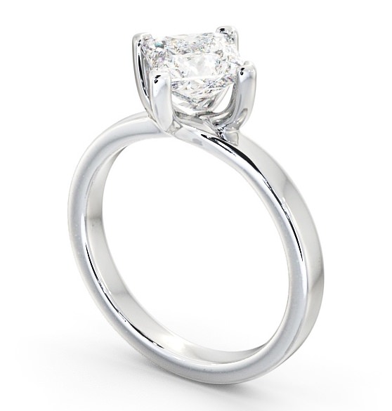  Princess Diamond Engagement Ring Platinum Solitaire - Semley ENPR11_WG_THUMB1 