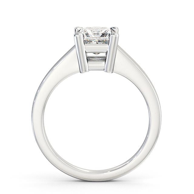 Princess Diamond Engagement Ring Platinum Solitaire - Eyre ENPR12_WG_UP