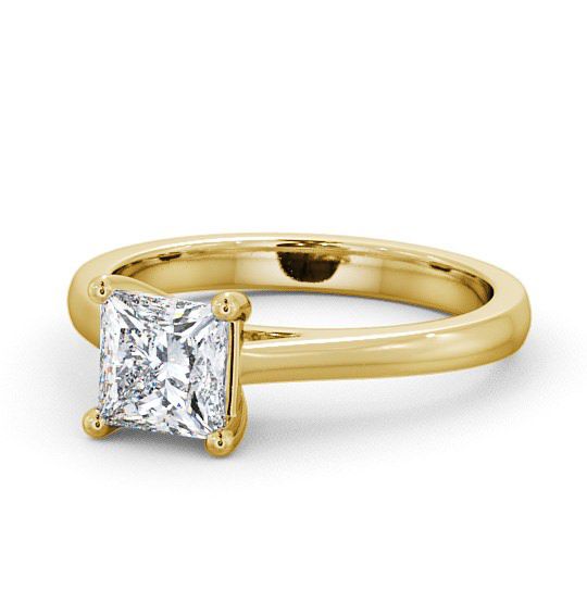  Princess Diamond Engagement Ring 18K Yellow Gold Solitaire - Ailsa ENPR14_YG_THUMB2 