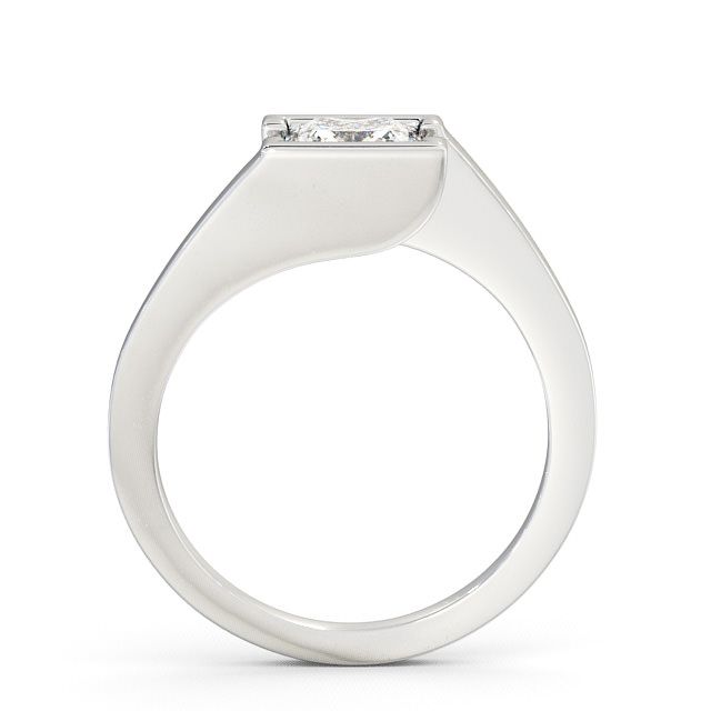 Princess Diamond Engagement Ring Palladium Solitaire - Frieth ENPR17_WG_UP