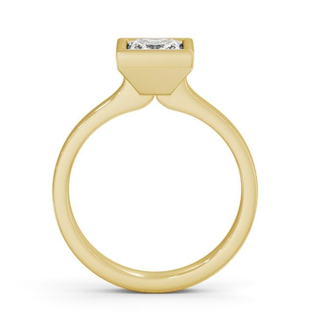 Princess Diamond Engagement Ring 9K Yellow Gold Solitaire - Dainton ENPR18_YG_UP