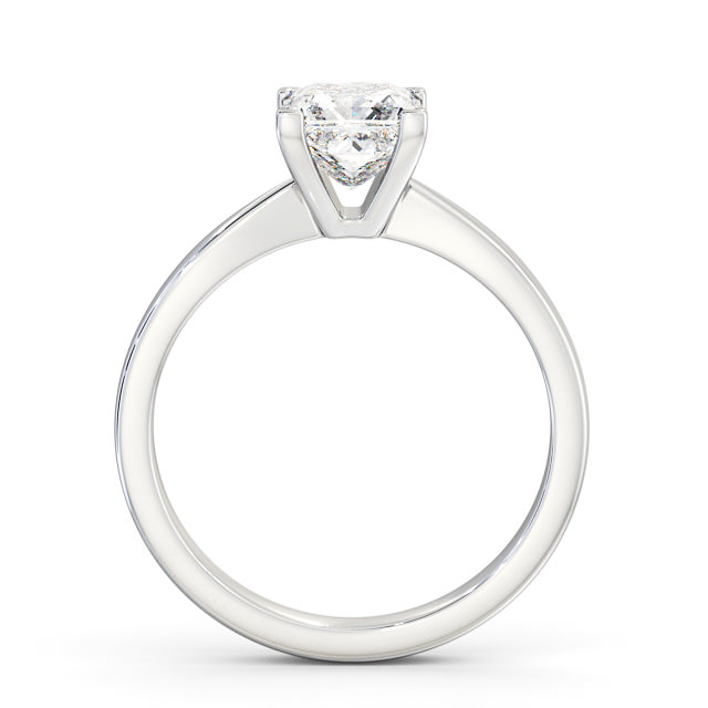 Princess Diamond Engagement Ring Palladium Solitaire - Norina ENPR31_WG_UP