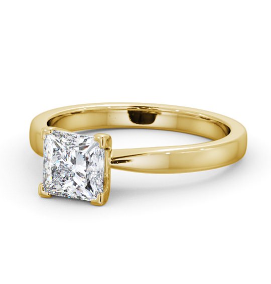  Princess Diamond Engagement Ring 18K Yellow Gold Solitaire - Norina ENPR31_YG_THUMB2 