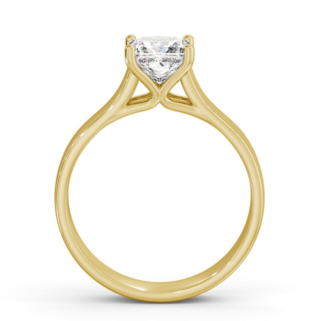 Princess Diamond Engagement Ring 18K Yellow Gold Solitaire - Ramona ENPR46_YG_UP