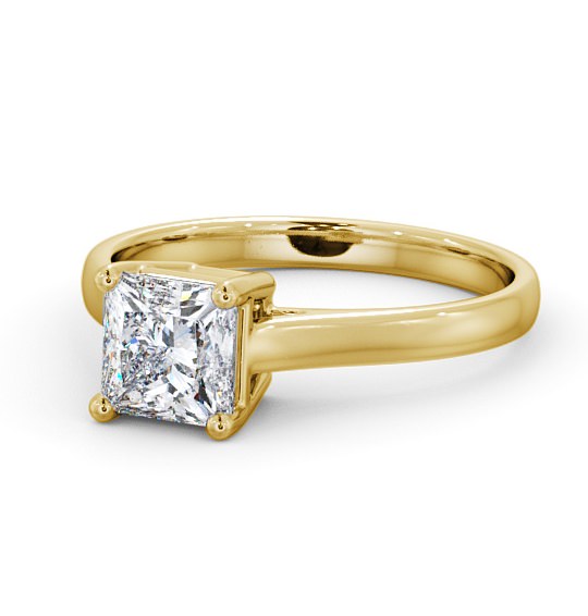  Princess Diamond Engagement Ring 18K Yellow Gold Solitaire - Ava ENPR51_YG_THUMB2 