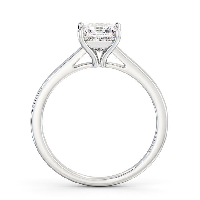 Princess Diamond Engagement Ring 18K White Gold Solitaire - Camelia ENPR52_WG_UP