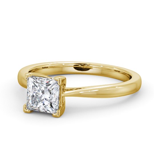  Princess Diamond Engagement Ring 18K Yellow Gold Solitaire - Bewley ENPR53_YG_THUMB2 