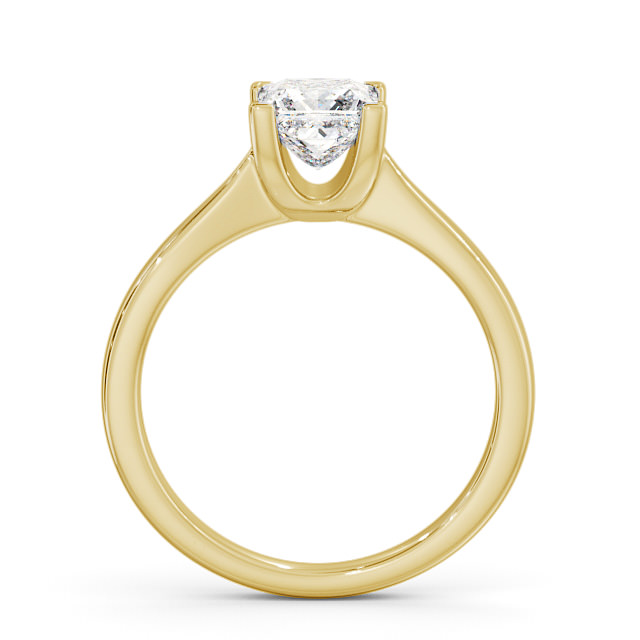 Princess Diamond Engagement Ring 18K Yellow Gold Solitaire - Pentre ENPR57_YG_UP