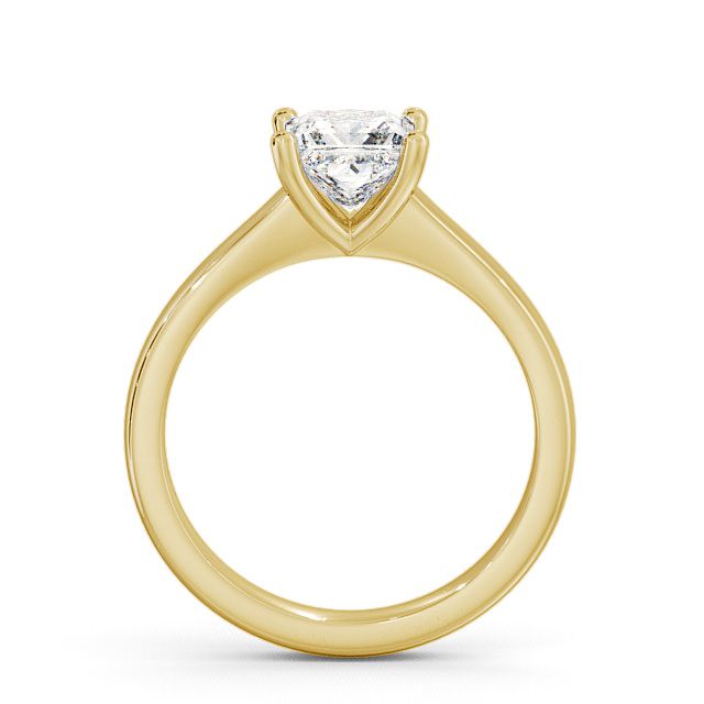 Princess Diamond Engagement Ring 18K Yellow Gold Solitaire - Aisby ENPR5_YG_UP