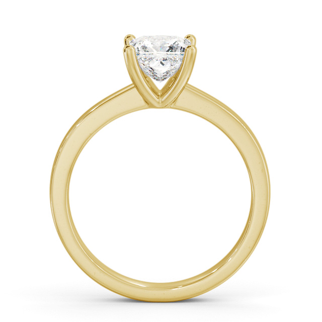 Princess Diamond Engagement Ring 18K Yellow Gold Solitaire - Padma ENPR60_YG_UP