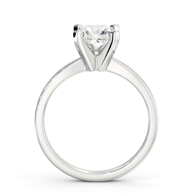 Princess Diamond Engagement Ring Platinum Solitaire - Cordola ENPR62_WG_UP
