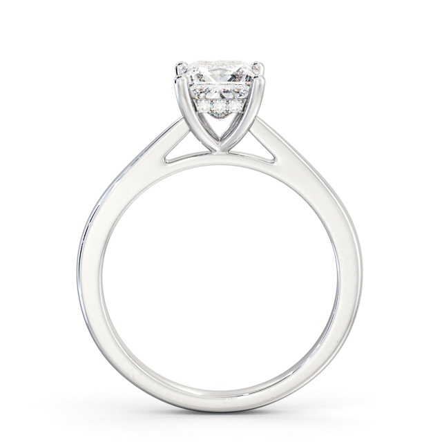 Princess Diamond Engagement Ring Palladium Solitaire - Ivegil ENPR65_WG_UP