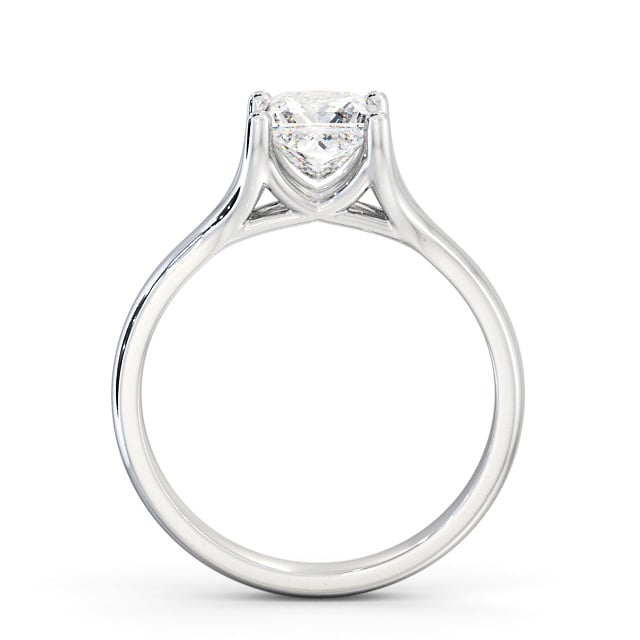 Princess Diamond Engagement Ring Platinum Solitaire - Heugh ENPR70_WG_UP