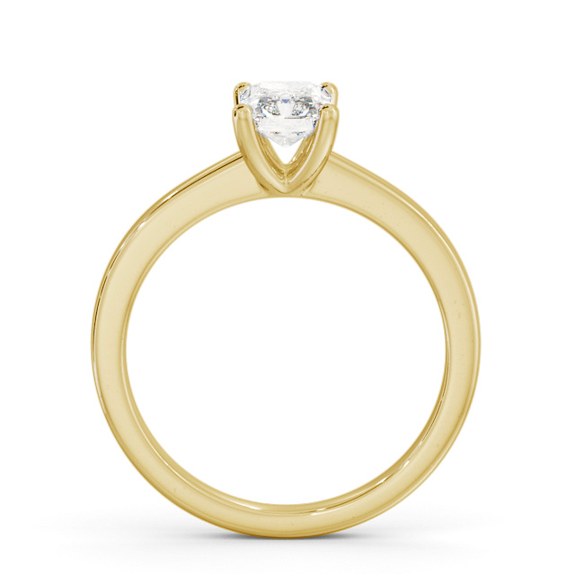 Radiant Diamond Engagement Ring 9K Yellow Gold Solitaire - Culloden ENRA18_YG_UP