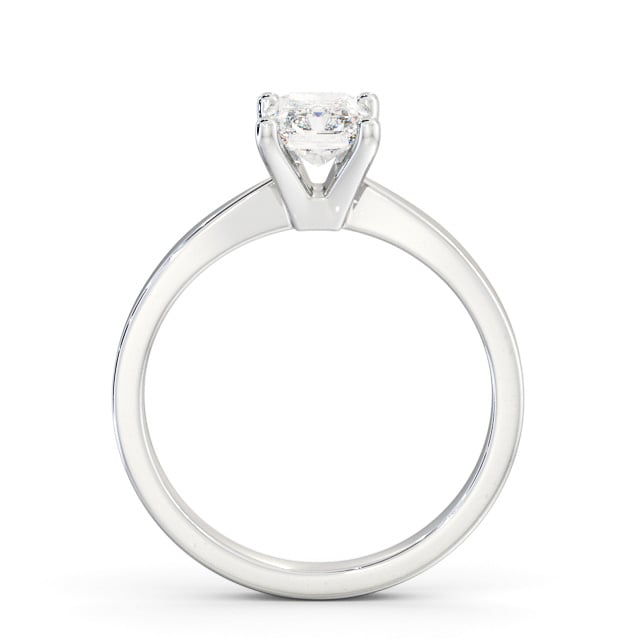 Radiant Diamond Engagement Ring Palladium Solitaire - Elsworth ENRA19_WG_UP