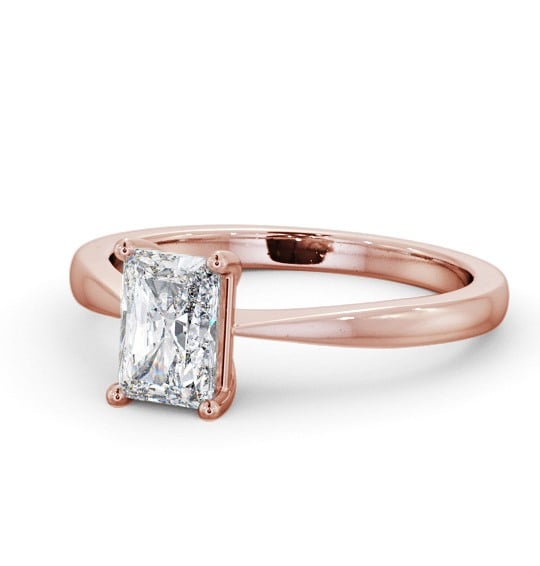  Radiant Diamond Engagement Ring 18K Rose Gold Solitaire - Izidora ENRA22_RG_THUMB2 