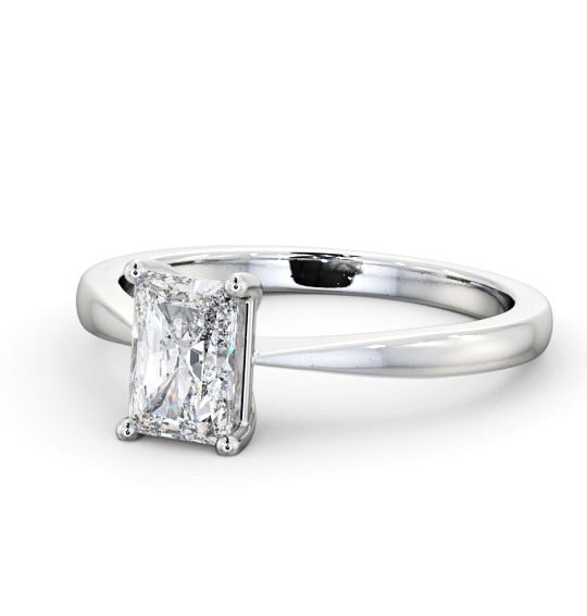  Radiant Diamond Engagement Ring 18K White Gold Solitaire - Izidora ENRA22_WG_THUMB2 