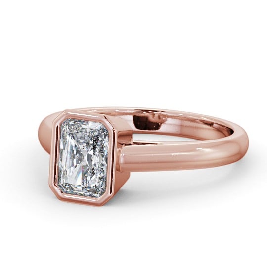  Radiant Diamond Engagement Ring 18K Rose Gold Solitaire - liana ENRA23_RG_THUMB2 