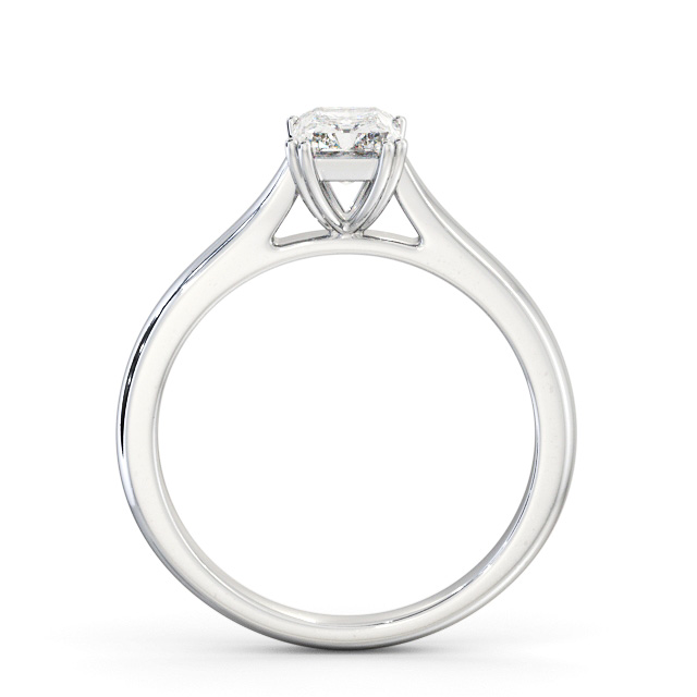 Radiant Diamond Engagement Ring 18K White Gold Solitaire - Cassan ENRA29_WG_UP