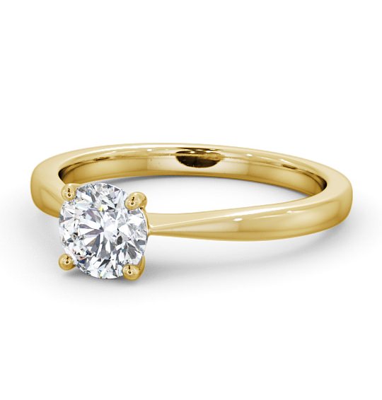  Round Diamond Engagement Ring 18K Yellow Gold Solitaire - Corby ENRD130_YG_THUMB2 