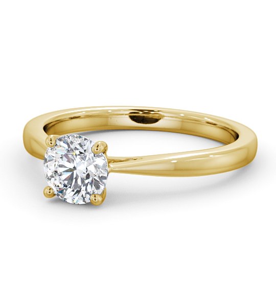  Round Diamond Engagement Ring 18K Yellow Gold Solitaire - Liberty ENRD132_YG_THUMB2 