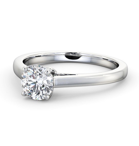  Round Diamond Engagement Ring 18K White Gold Solitaire - Kendal ENRD145_WG_THUMB2 