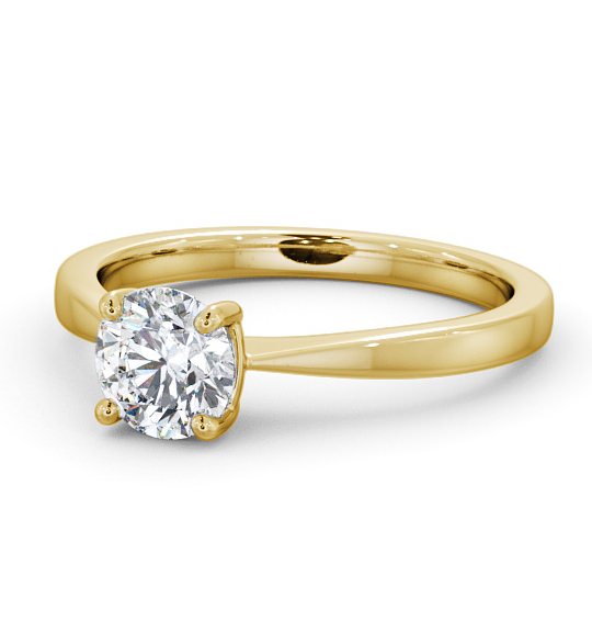  Round Diamond Engagement Ring 18K Yellow Gold Solitaire - Nance ENRD150_YG_THUMB2 