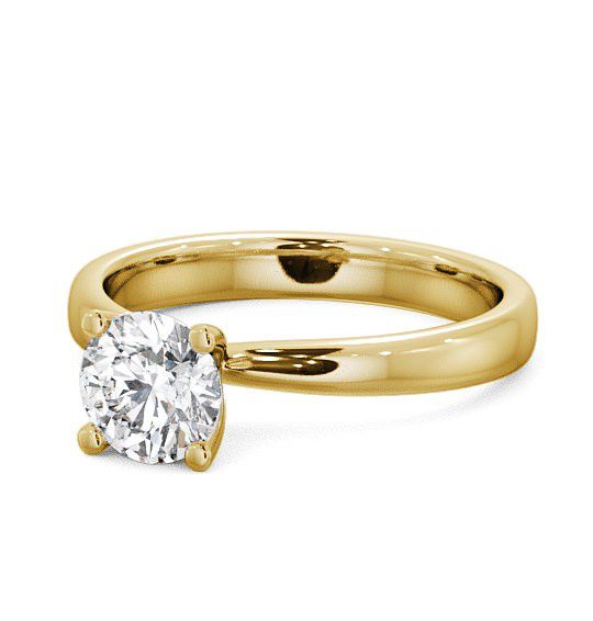  Round Diamond Engagement Ring 18K Yellow Gold Solitaire - Marley ENRD5_YG_THUMB2 