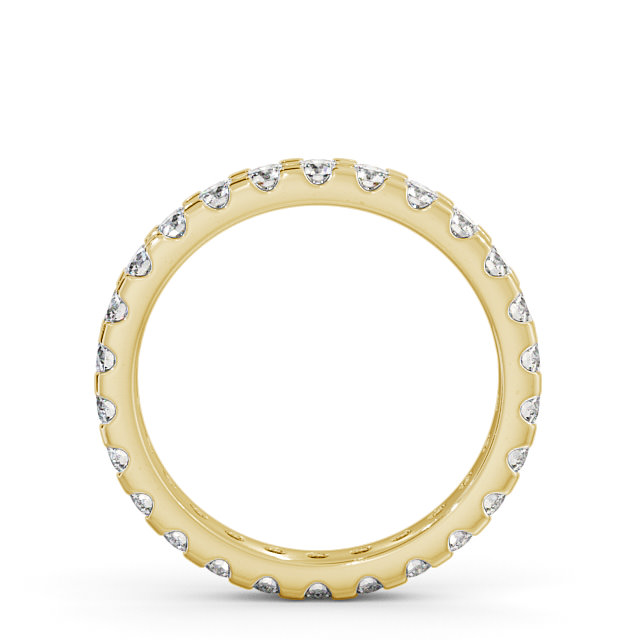 Full Eternity Round Diamond Ring 9K Yellow Gold - Bethania FE14_YG_UP