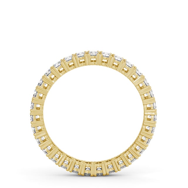 Full Eternity Round Diamond Ring 9K Yellow Gold - Allendale FE1_YG_UP