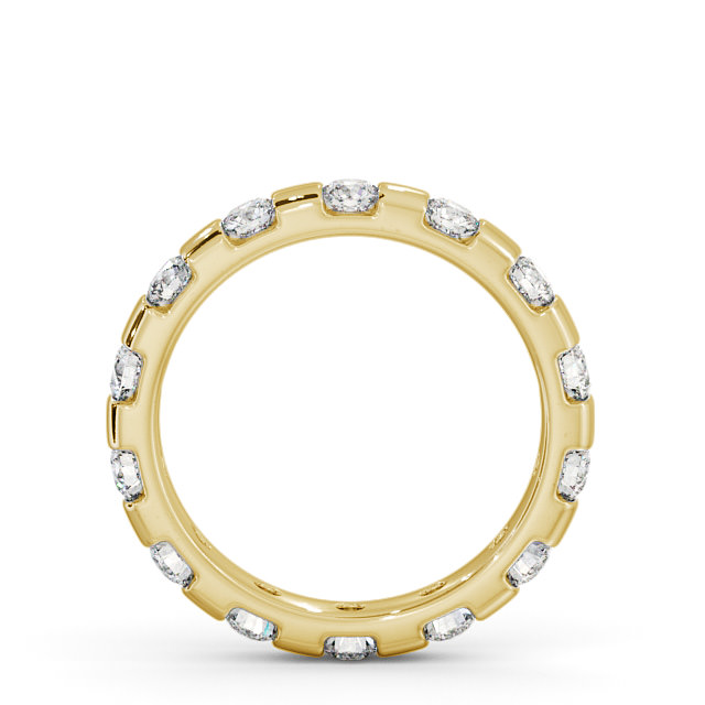 Full Eternity Round Diamond Ring 9K Yellow Gold - Anderby FE20_YG_UP