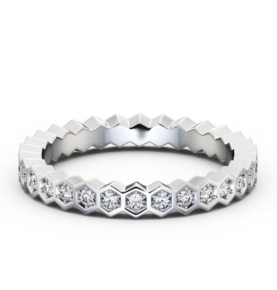  Full Eternity Round Diamond Ring Palladium - Sophia FE24_WG_THUMB2 