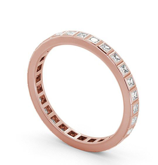  Full Eternity Princess Diamond Ring 9K Rose Gold - Eldene FE2_RG_THUMB1 