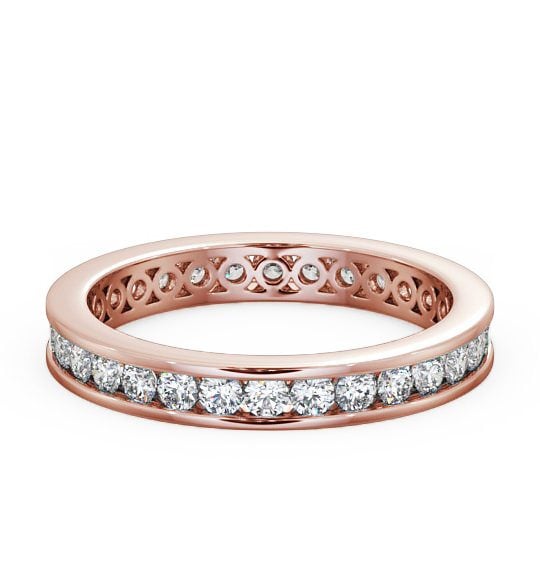  Full Eternity Round Diamond Ring 9K Rose Gold - Elizabeth FE31_RG_THUMB2 