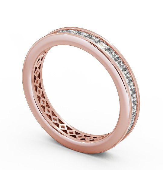  Full Eternity Princess Diamond Ring 9K Rose Gold - Chloe FE32_RG_THUMB1 