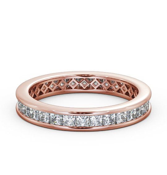  Full Eternity Princess Diamond Ring 9K Rose Gold - Chloe FE32_RG_THUMB2 