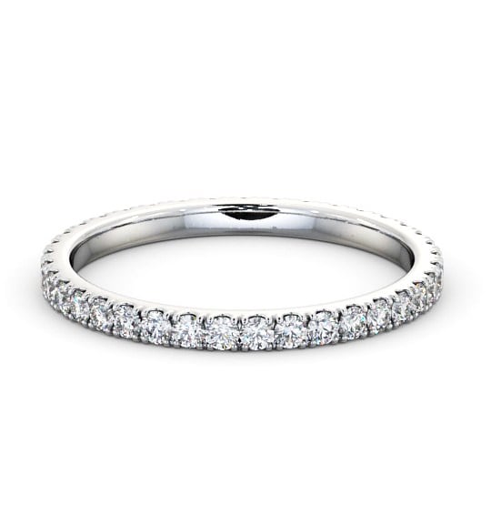  Full Eternity Round Diamond Ring 18K White Gold - Delice FE36_WG_THUMB2 