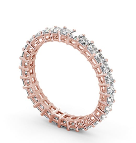 Full Eternity Princess Diamond Ring 18K Rose Gold - Omeath FE3_RG_THUMB1