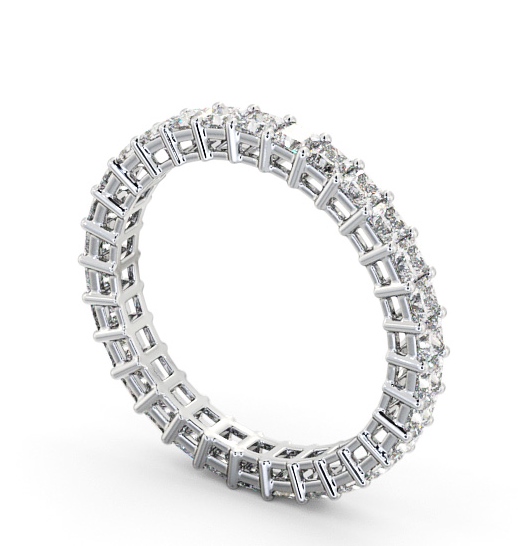 Full Eternity Princess Diamond Ring Platinum - Omeath FE3_WG_THUMB1