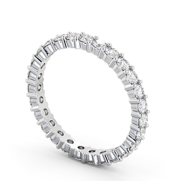  Full Eternity Round Diamond Ring 9K White Gold - Sevilla FE60_WG_THUMB1 
