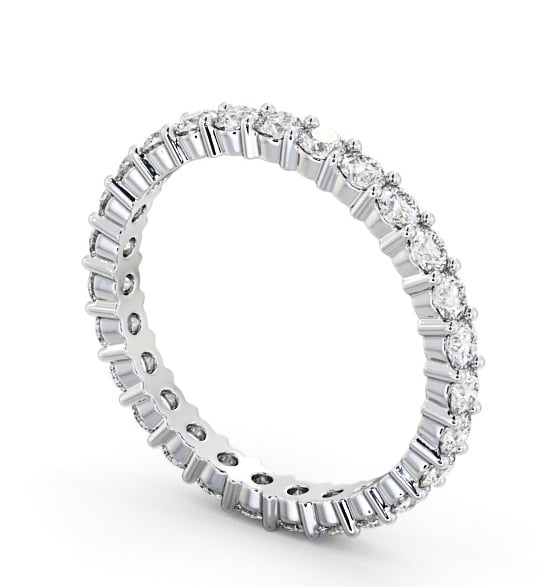 Full Eternity Round Diamond Ring Platinum - Sevilla FE60_WG_THUMB1