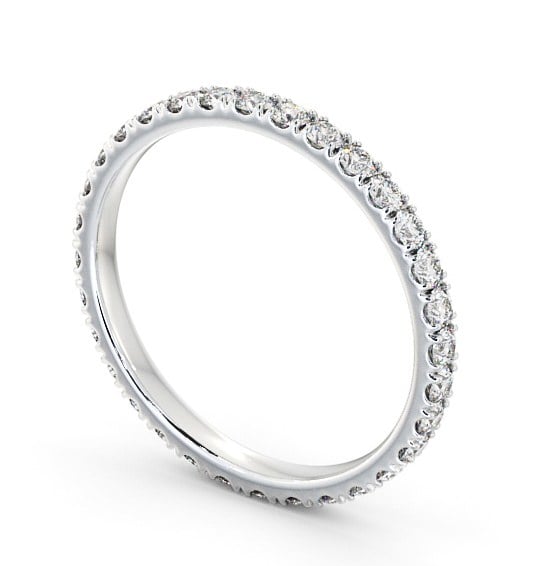 Full Eternity Round Diamond Ring 18K White Gold - Someries FE63_WG_THUMB1
