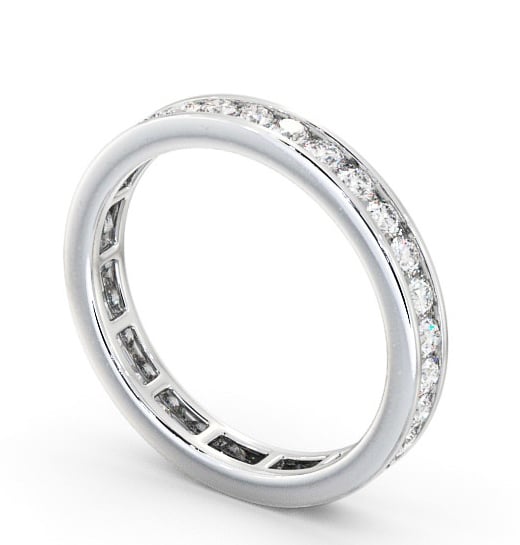  Full Eternity Round Diamond Ring 18K White Gold - Ardeley FE8_WG_THUMB1 