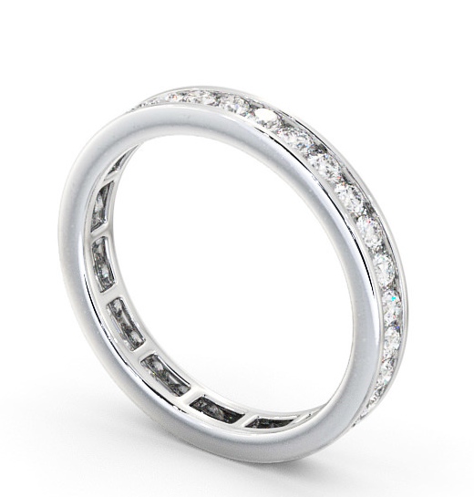  Full Eternity Round Diamond Ring 9K White Gold - Ardeley FE8_WG_THUMB1 