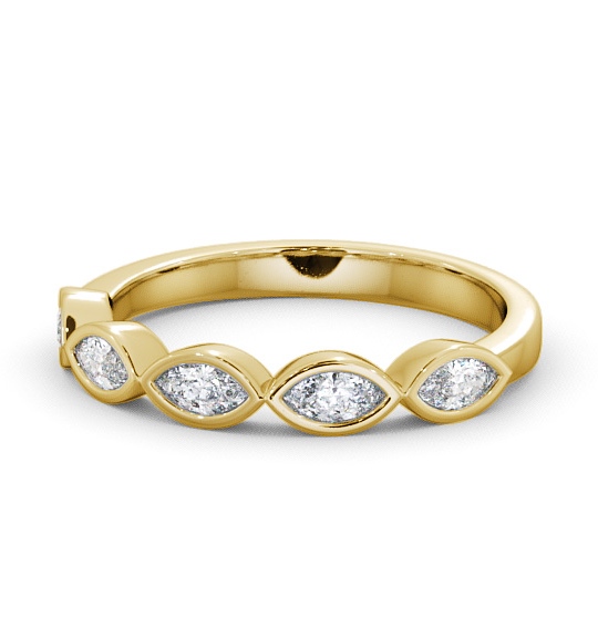 Five Stone Marquise Diamond Ring 9K Yellow Gold - Penrose FV19_YG_THUMB2 