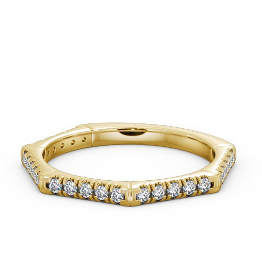  Half Eternity Round Diamond Ring 18K Yellow Gold - Arielle HE29_YG_THUMB2 