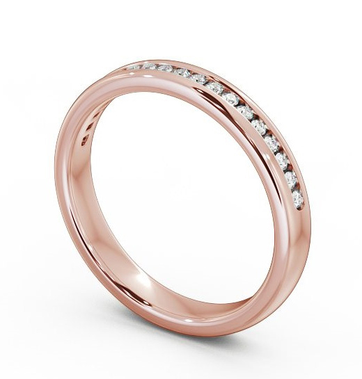 Half Eternity Round Diamond Ring 18K Rose Gold - Darcy HE30_RG_THUMB1