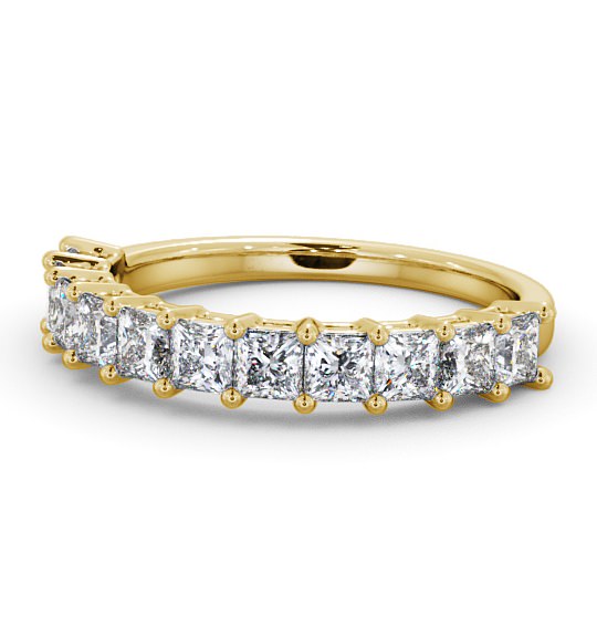  Half Eternity Princess Diamond Ring 9K Yellow Gold - Bela HE3_YG_THUMB2 