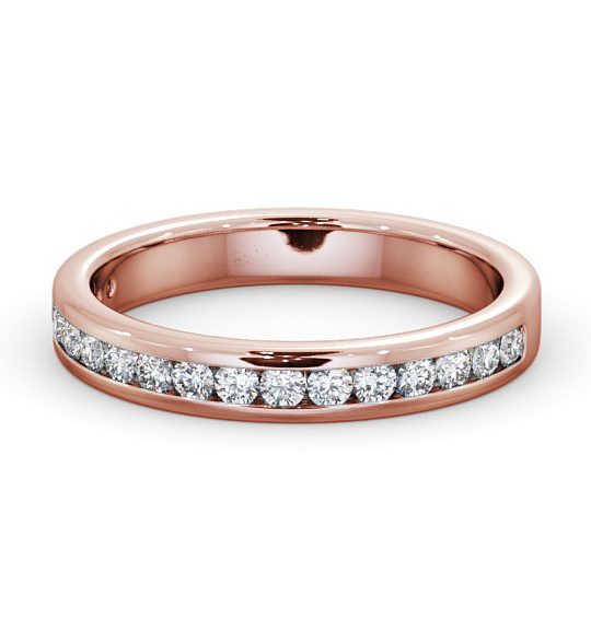  Half Eternity Round Diamond Ring 9K Rose Gold - Rosie HE51_RG_THUMB2 