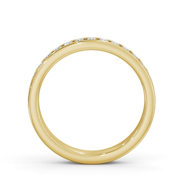 Half Eternity Round Diamond Ring 9K Yellow Gold - Rosie HE51_YG_UP